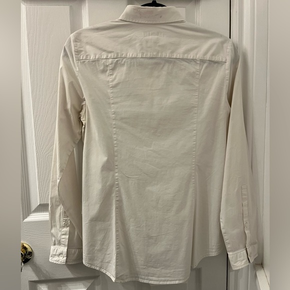 🌟HOST PICK🌟 Burberry White button down Classic Checked cuff - Picture 5 of 13